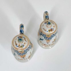 Ceramiques, Porcelaines | Bils Céramiques Paire De Moutardiers En Faience De Delft - Xviiie Siecle