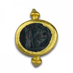 Archeologie | Matthew Holder Bague En Or Ancienne Sertie D'Une Intaille En Pierre De Sang 1Er Siecle