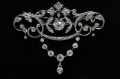 Bijouterie, Joaillerie | Jacqueline & Claude Barbanel Pendentif Or Et Diamants Vers 1900-1910