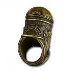 Bijouterie, Joaillerie | Matthew Holder Bague A Gant Renaissance En Bronze Ornee D'Un Encrier, Italie 16E /17E Siecle