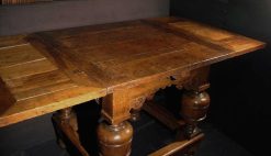 Louis Xiii | Antiques Provence Table Hollandaise Debut 17E Siecle En Chene Sculpte