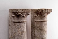 Materiaux & Architecture | Cavagnis Lacerenza Paire De Colonnes Romanes En Marbre, Italie 13E/14E Siecle