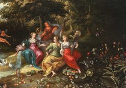 Louis Xiii | Galerie Nicolas Lenté L'Allegorie Des Quatre Elements, Eleve De Jan Brueghel Le Jeune (1601-1678)