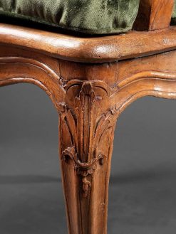 Louis Xv | Galerie Delage Paire De Fauteuils Cannes A La Reine Par Jean Avisse