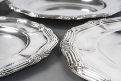 Argenterie Et Orfevrerie | Emmanuel Redon Silver Fine Art Gustave Odiot Set De Dix Plats En Argent Massif Xixe Siecle