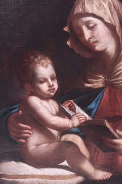 Louis Xiv | Numero 7 Antiquariato Bartolomeo Gennari (1594-1661) - Madone Et Enfant