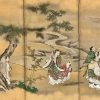 Arts D'Asie | Tora Tori Paravent Japonais A 6 Panneaux Par Kano Tanshin (1653-1718)