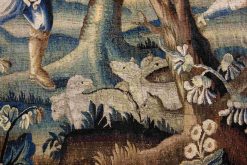 Tapisserie & Tapis | Méounes Antiquités Grande Tapisserie D'Aubusson La Chasse Au Renard , Debut Du Xviiie