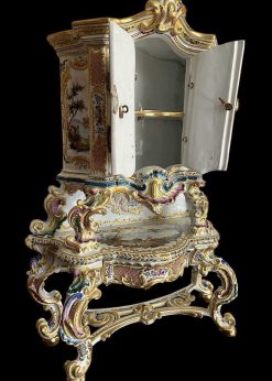 Ceramiques, Porcelaines | Galerie Francesco De Rosa Consolle A Trumeau Porcelaine 1775