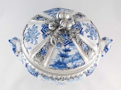 Louis Xv | Baptiste Jamez Delft, C.1759 - Terrine D'Epoque Louis Xv Montee D'Argent Massif (Paulus Van Der Burch)