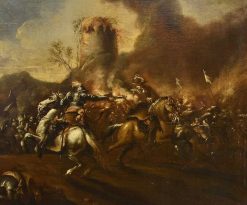 Louis Xiv | Antichità Castelbarco Choc De Cavalerie - Francesco Graziani, Dit Ciccio Napoletano