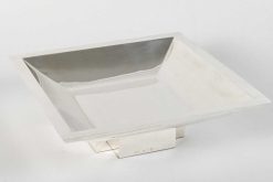 Annees 50-60 | Emmanuel Redon Silver Fine Art D. Garrido Centre De Table Carre En Argent Massif Xxe