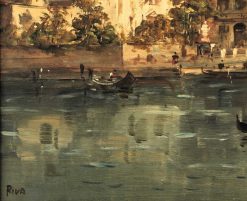 Napoleon Iii | Romano Ischia Venise, Le Grand Canal A Cannaregio - Giuseppe Riva (1834-1916)