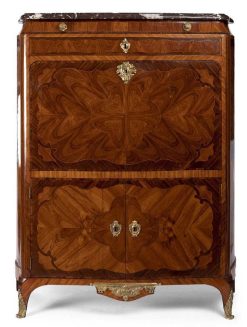 Louis Xv | Galerie William Diximus Secretaire Louis Xv Estampille Jean Baptiste Saunier