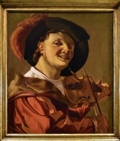 Louis Xiii | Antichità Castelbarco Joueur De Violon, Atelier De Hendrick Ter Brugghen (1588-1629)