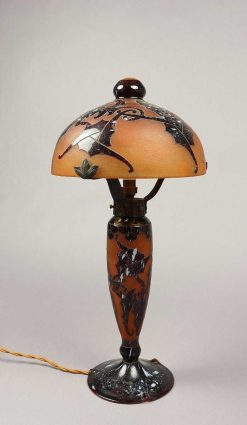 Art Deco | Art Revival Lampe Aux Kalanchoe - Le Verre Francais