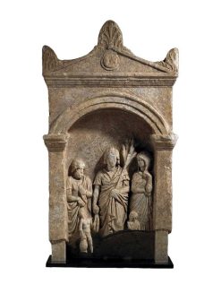 Archeologie | Desmet Galerie Stele Funeraire Grecque, Environ 4E-3E Siecle Av. J.-C.