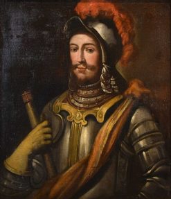 Louis Xiii | Antichità Castelbarco Portrait D'Un Chevalier En Armure - Peintre Lombard Du Xviie Siecle