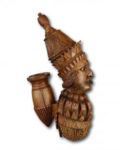 Objets De Curiosite | Matthew Holder Pipe Coquilla Figurative, Colonies Francaises Debut Du Xixe Siecle