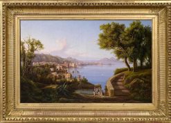 Louis-Philippe | Galerie de Frise La Baie De Naples Et Le Vesuve, Attribue A Carl-Wilhelm Gotzloff