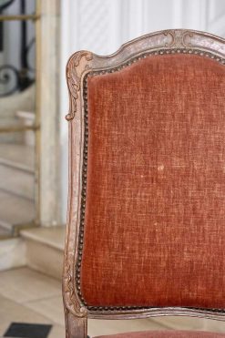 Louis Xv | Galerie Pellat de Villedon Ensemble De Huit Chaises En Bois Naturel