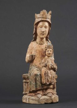 Moyen Age | Galerie Sismann Vierge A L'Enfant En Majeste, Pyrenees-Orientales Seconde Moitie Du Xiiie Siecle