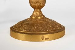 Louis-Philippe | Gallery de Potter d'Indoye Paire De Bougeoirs Royaux En Bronze Dore Pour Louis-Philippe Au Chateau De Neuilly