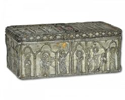 Art Sacre, Objets Religieux | Matthew Holder Coffret En Plomb Avec Scenes De La Vie Du Christ, 14E/15E Siecle