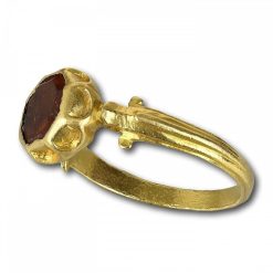 Bijouterie, Joaillerie | Matthew Holder Bague Renaissance En Or Avec Un Grenat Hessonite