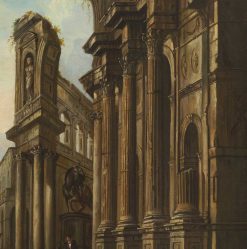 Xviiie Siecle | Galerie Thierry Matranga Caprice Architectural Romain Ecole De Giovanni Paolo Panini Xviiie Siecle