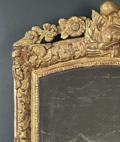 Regence | Sérignan Antiquités Miroir Martial D'Epoque Fin Louis Xiv Debut Regence