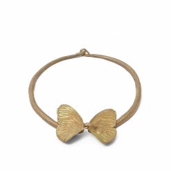 Annees 50-60 | Galerie Latham Papillon Collier En Bronze Dore De Claude Lalanne Edition Artcurial