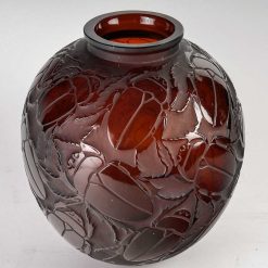 Verrerie, Cristallerie | BG Arts 1923 Rene Lalique - Vase Gros Scarabees