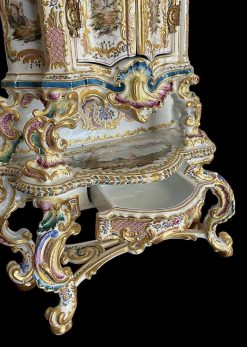 Ceramiques, Porcelaines | Galerie Francesco De Rosa Consolle A Trumeau Porcelaine 1775