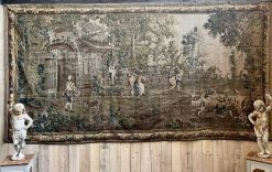 Tapisserie & Tapis | Antiquités Simon Tapisserie D'Aubusson Du Debut Xviiie Siecle, Scene De Fete Villageoise