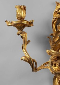 Louis Xv | Galerie Delvaille Paire D'Appliques D'Epoque Louis Xv