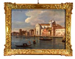 Louis Xvi | Antichità Castelbarco Giacomo Guardi (1764 - 1835), Vue De Venise Avec Le Canal De La Giudecca Et L'Eglise Des Gesuati