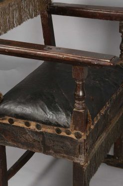 Louis Xiv | Costermans Antiquités Paire De Chaises A Bras Italie Xviie Siecle