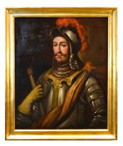 Louis Xiii | Antichità Castelbarco Portrait D'Un Chevalier En Armure - Peintre Lombard Du Xviie Siecle