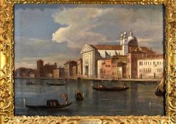 Louis Xvi | Antichità Castelbarco Giacomo Guardi (1764 - 1835), Vue De Venise Avec Le Canal De La Giudecca Et L'Eglise Des Gesuati