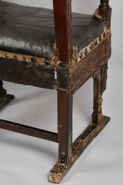 Louis Xiv | Costermans Antiquités Paire De Chaises A Bras Italie Xviie Siecle