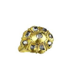 Xviie Siecle | Matthew Holder Bague En Or Et Diamants Taille Table Fin Du Xviie