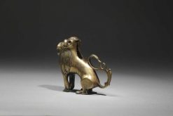 Moyen Age | Emmanuel Soubielle Works of Art Petit Lion En Bronze Ou Etain, Xve Siecle