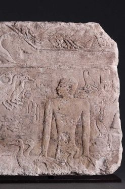 Archeologie | Finch and Co Grand Relief Egyptien En Pierre Calcaire