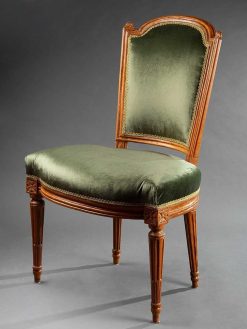 Louis Xvi | Galerie Delage Paire De Chaises Par Jean-Rene Nadal