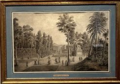 Nouveautes | Galerie Theunissen & de Ghellinck Paire De Vues Du Parc De Bruxelles En 1798