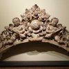 Directoire | La Crédence Arche En Bois Sculpte A Deux Anges Musiciens, Inde, Tamil Nadu 19E Siecle