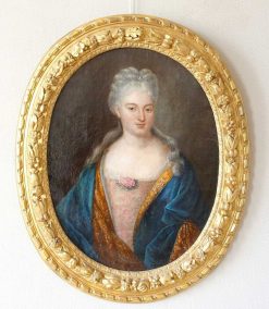 Louis Xiv | GSLR Antiques Ecole Francaise Du Xviiie Siecle, Portrait De Dame