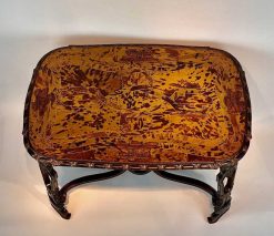 Art Deco | Robin Kowalski Antiques Table A The En Noyer Et Ecaille De Tortue De La Maison Franck