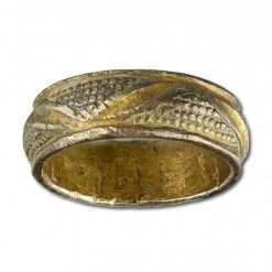 Xvie Siecle Et Avant | Matthew Holder Bague Medievale En Argent Dore, 15E/16E Siecle